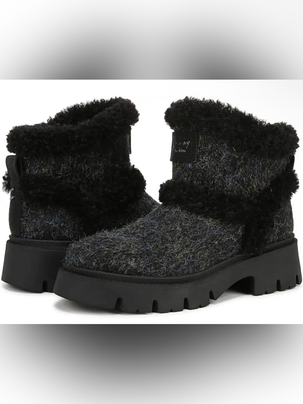 Circus NY by Sam Edelman
Clare Cozy Knit Lug-Sole Booties Women’s Size 6M
